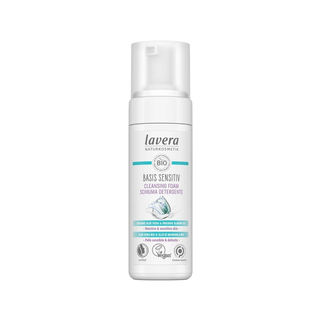 Lavera Basis Sensitiv Facial Cleansing Foam 150 ml