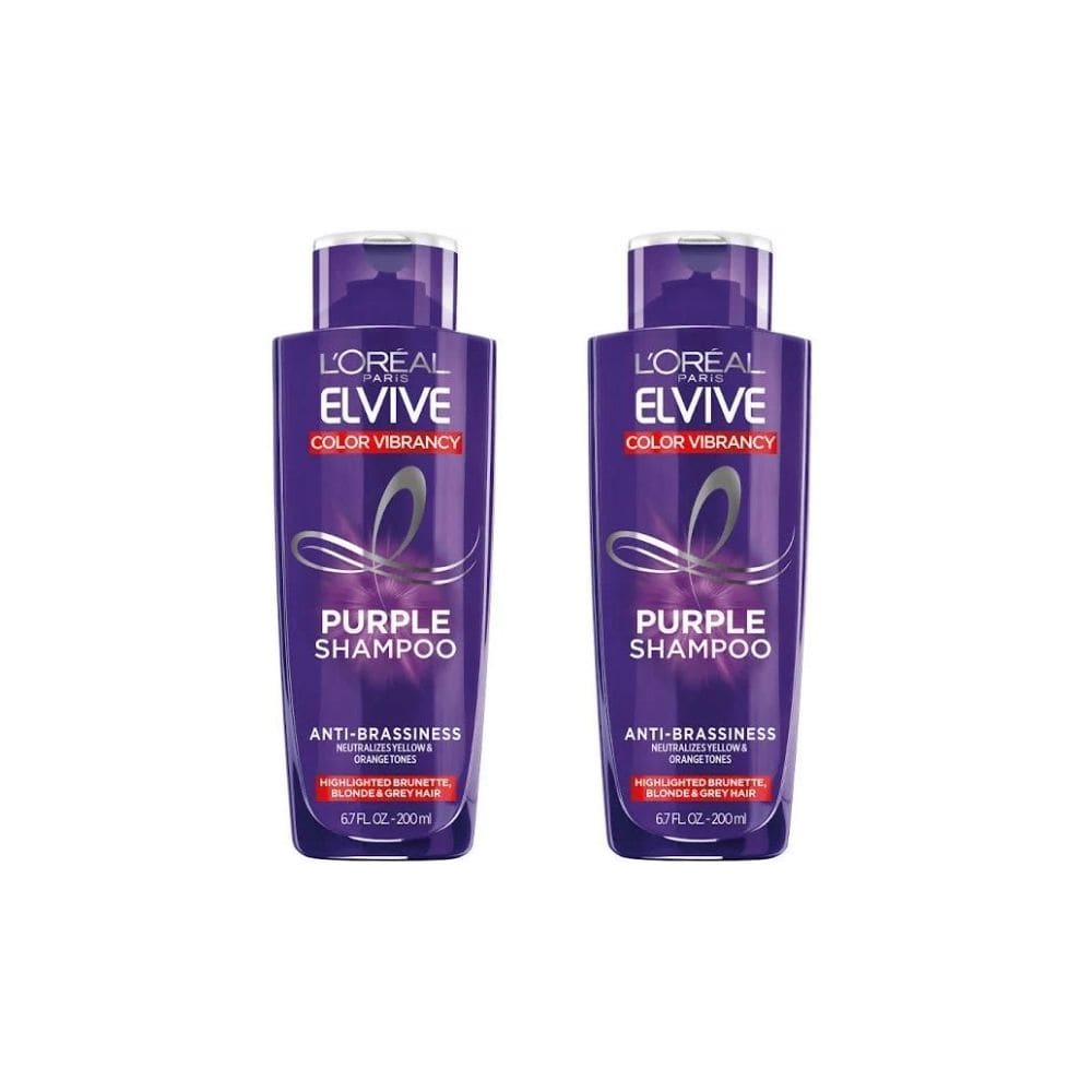Loreal Elseve Color Vive Anti-Orange Purple Shampoo 200 ml 2 Pack