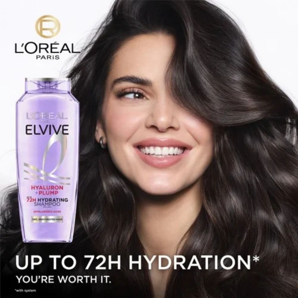 Loreal Elseve Hydra [Hryaluonic] Moisture Filling Shampoo 300 ml -3 Pack