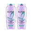 Loreal Elseve Hydra [Hyaluronic] Pure Salicylic Acid Anti-Oil Purifying Shampoo 300 ml -2 Pack