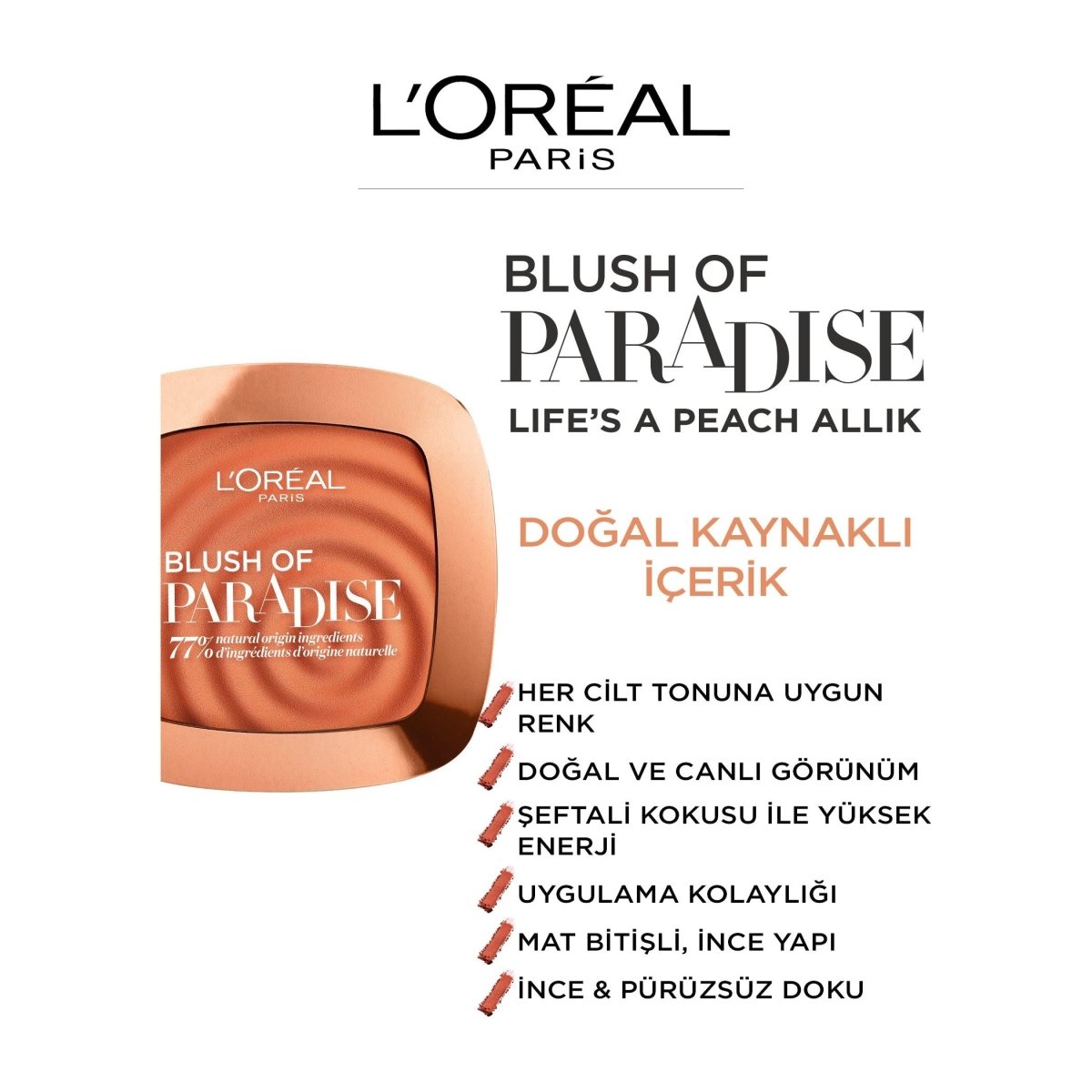 Loreal Paris Blush of Paradise Life&