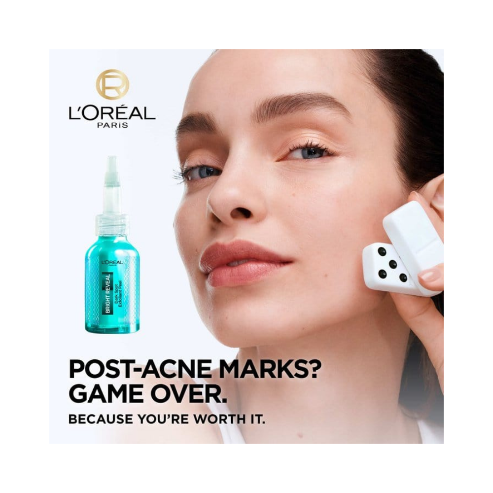 Loreal Paris Bright Reveal Anti Dark Spot Exfoliant Regenerating Peeling Serum 25 ml