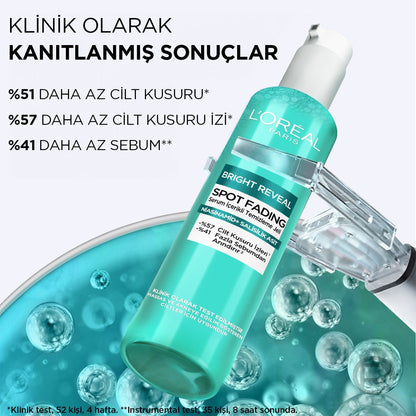 Loreal Paris Bright Reveal Cilt Kusuru İzi Karşıtı, Serum İçerikli Temizleme Jeli Niasinamid+Salisilik Asit 150ml
