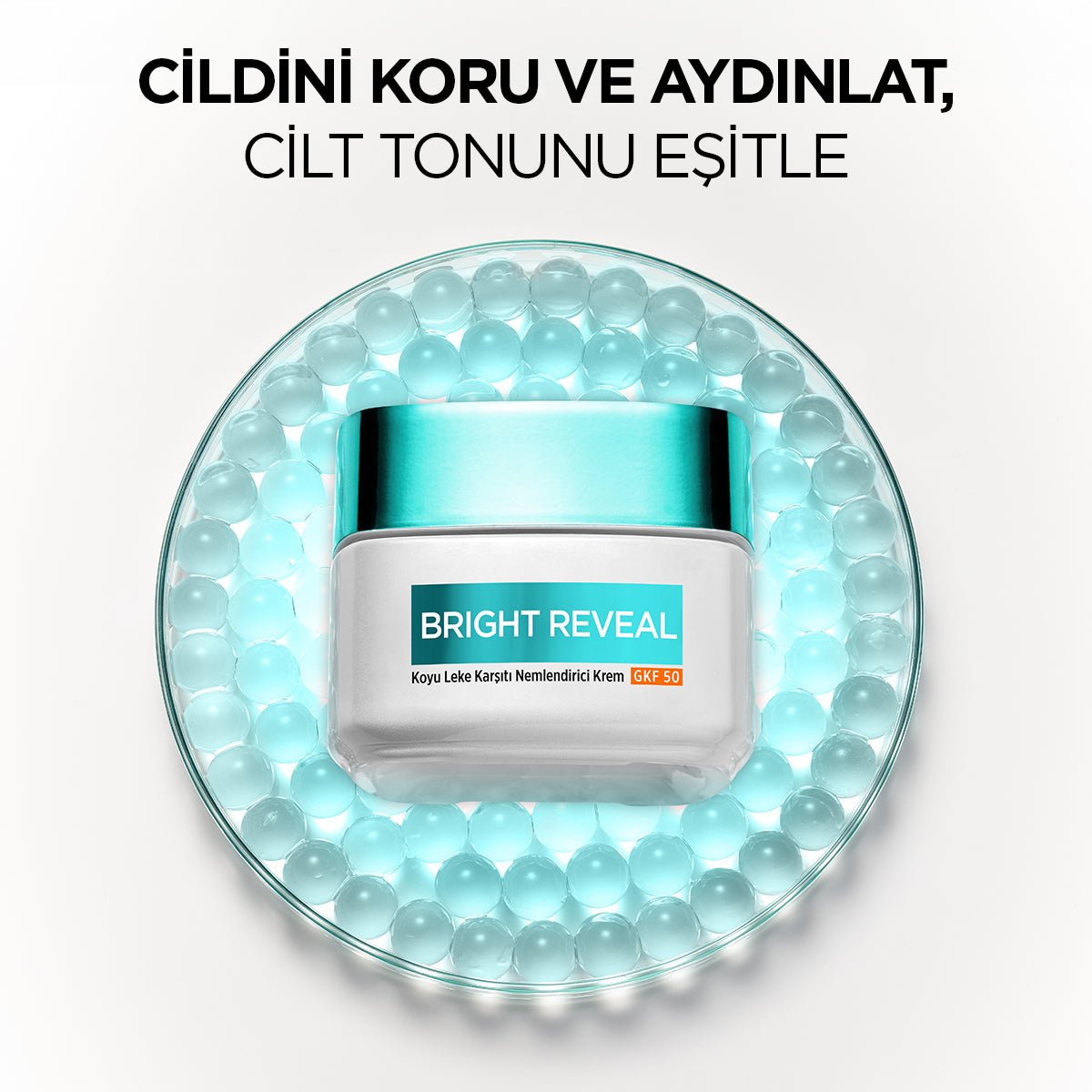 Loreal Paris Bright Reveal Koyu Leke Karşıtı, Cilt Tonu Eşitleyici Spf50 Nemlendirici Krem Niasinamid 50ml