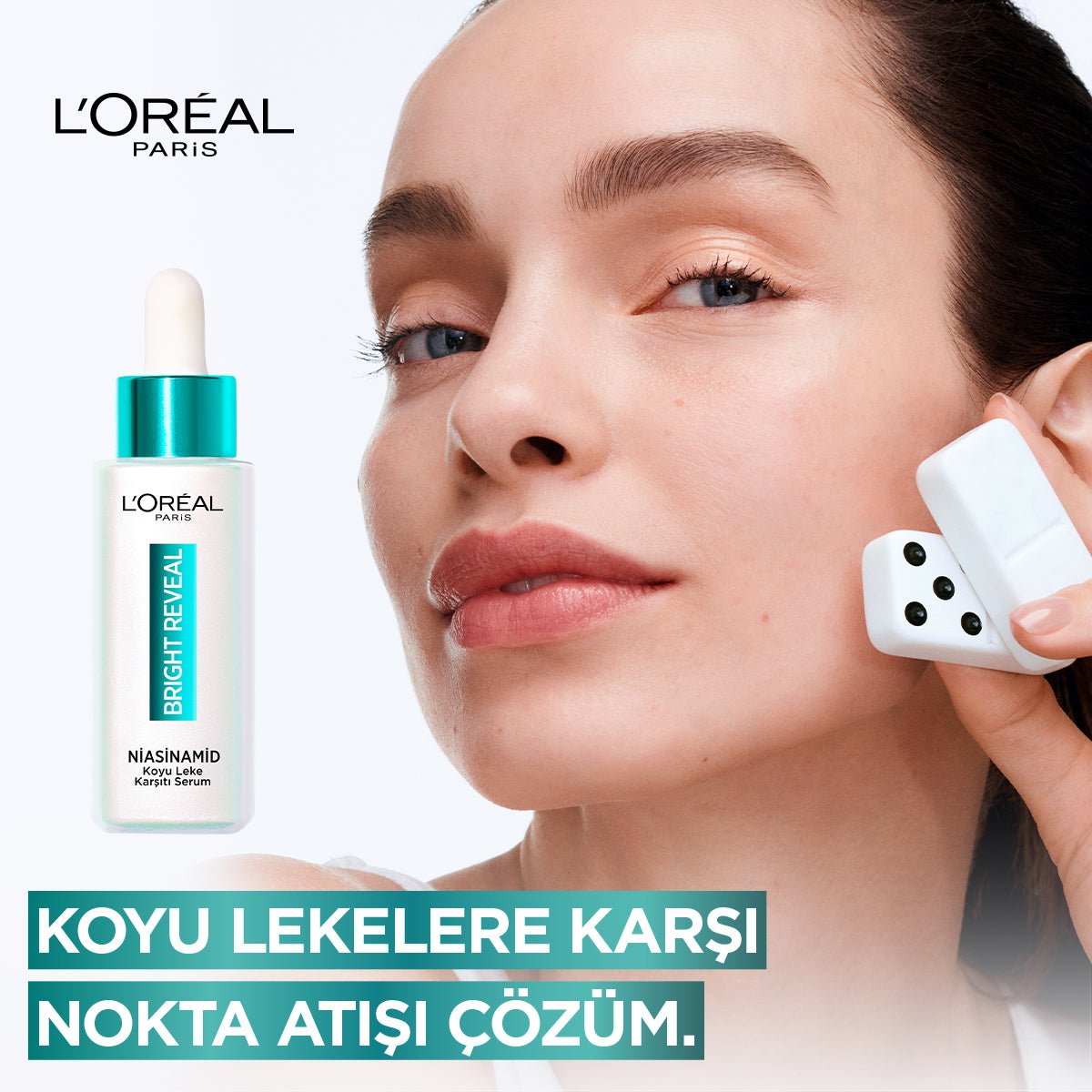 Loreal Paris Bright Reveal Sivilce, Güneş, Yaşlanma Lekelerinde Etkili Koyu Leke Karşıtı Serum 10%Niasinamid 30ml
