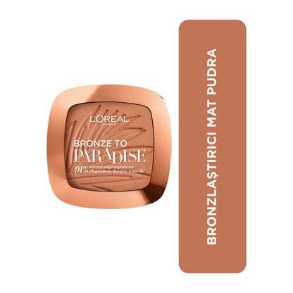 Loreal Paris Bronze to Paradise Mat Bronzlaştırıcı Pudra 02 Baby One More Tan