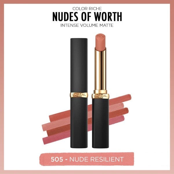 Loreal Paris Color Riche Intense Volume Matte Lipstick -505 Le Nude Resilient