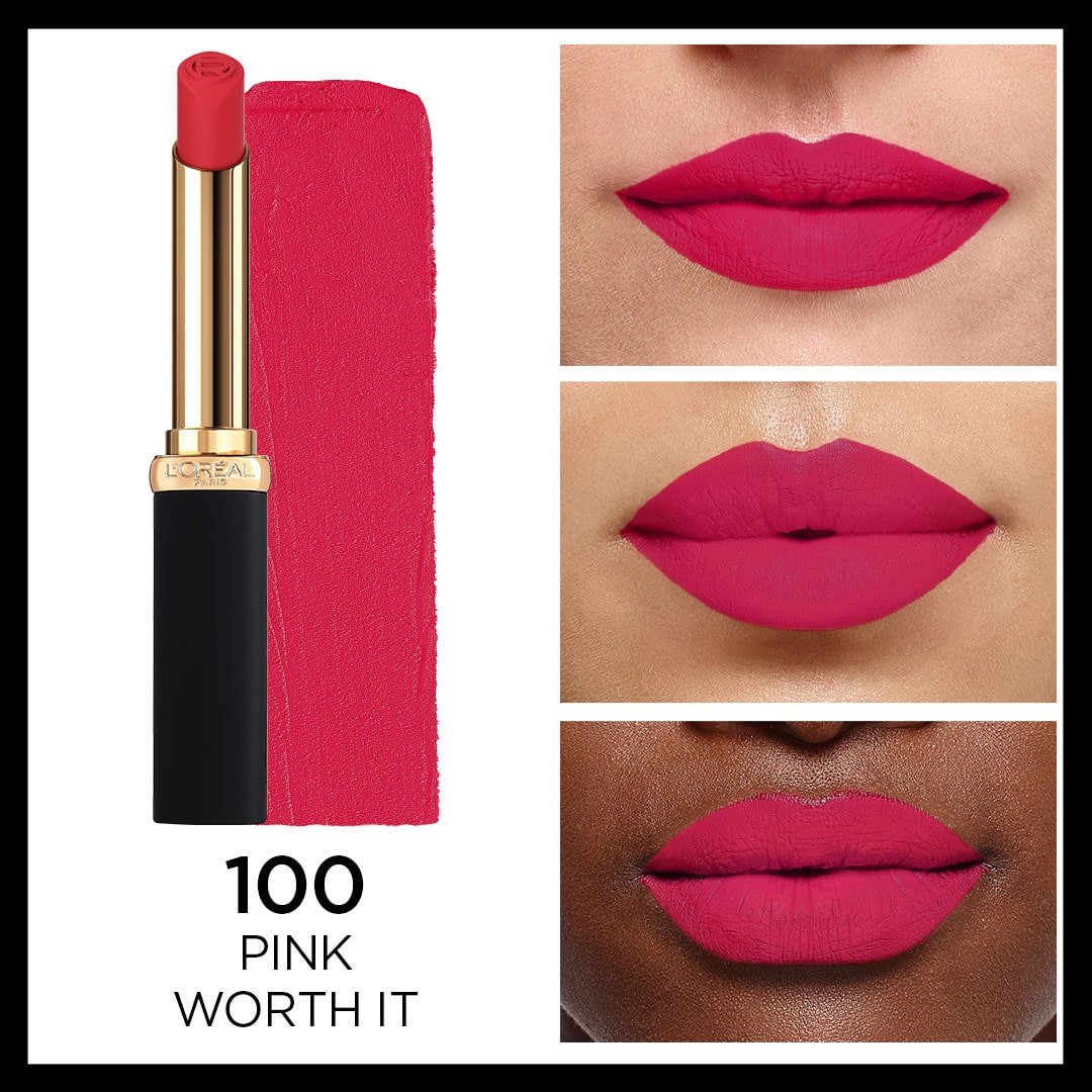 Loreal Paris Color Riche Intense Volume Matte Ruj - 100 Pink Worth It