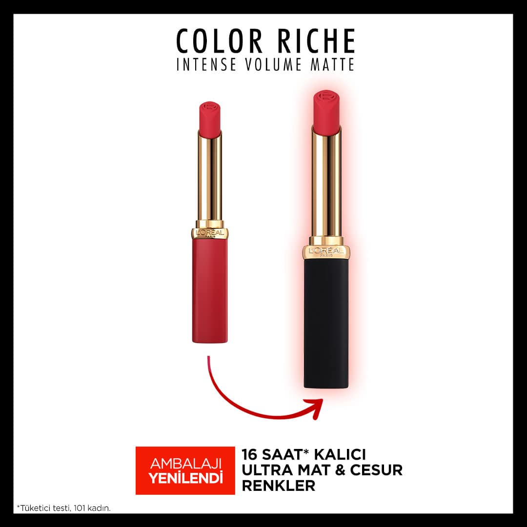 Loreal Paris Color Riche Intense Volume Matte Ruj - 100 Pink Worth It