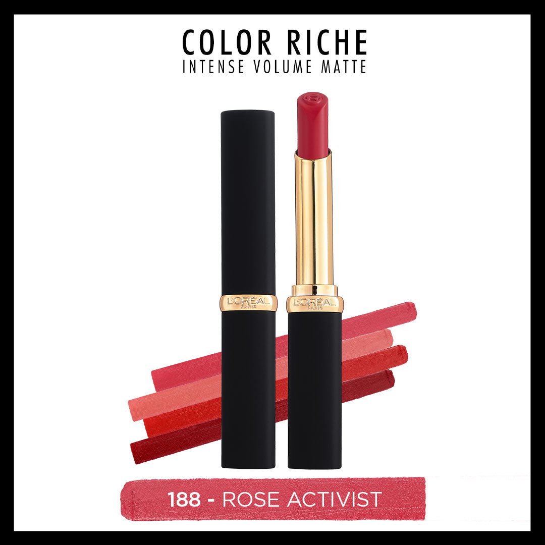 Loreal Paris Color Riche Intense Volume Matte Ruj - 188 Rose Activist