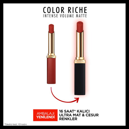 Loreal Paris Color Riche Intense Volume Matte Ruj - 200 Orange Stand Up