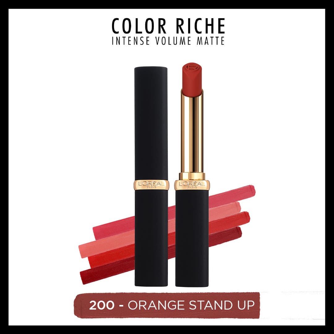 Loreal Paris Color Riche Intense Volume Matte Ruj - 200 Orange Stand Up