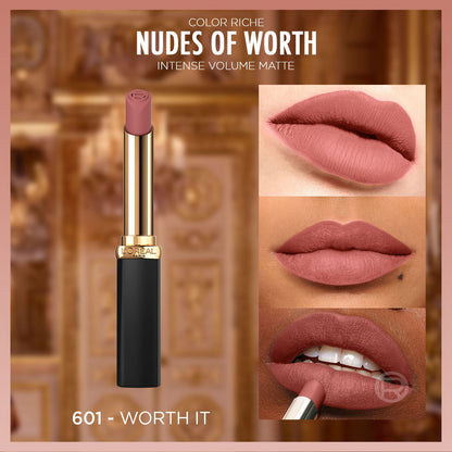 Loreal Paris Color Riche Intense Volume Matte Ruj -  601 Worth It