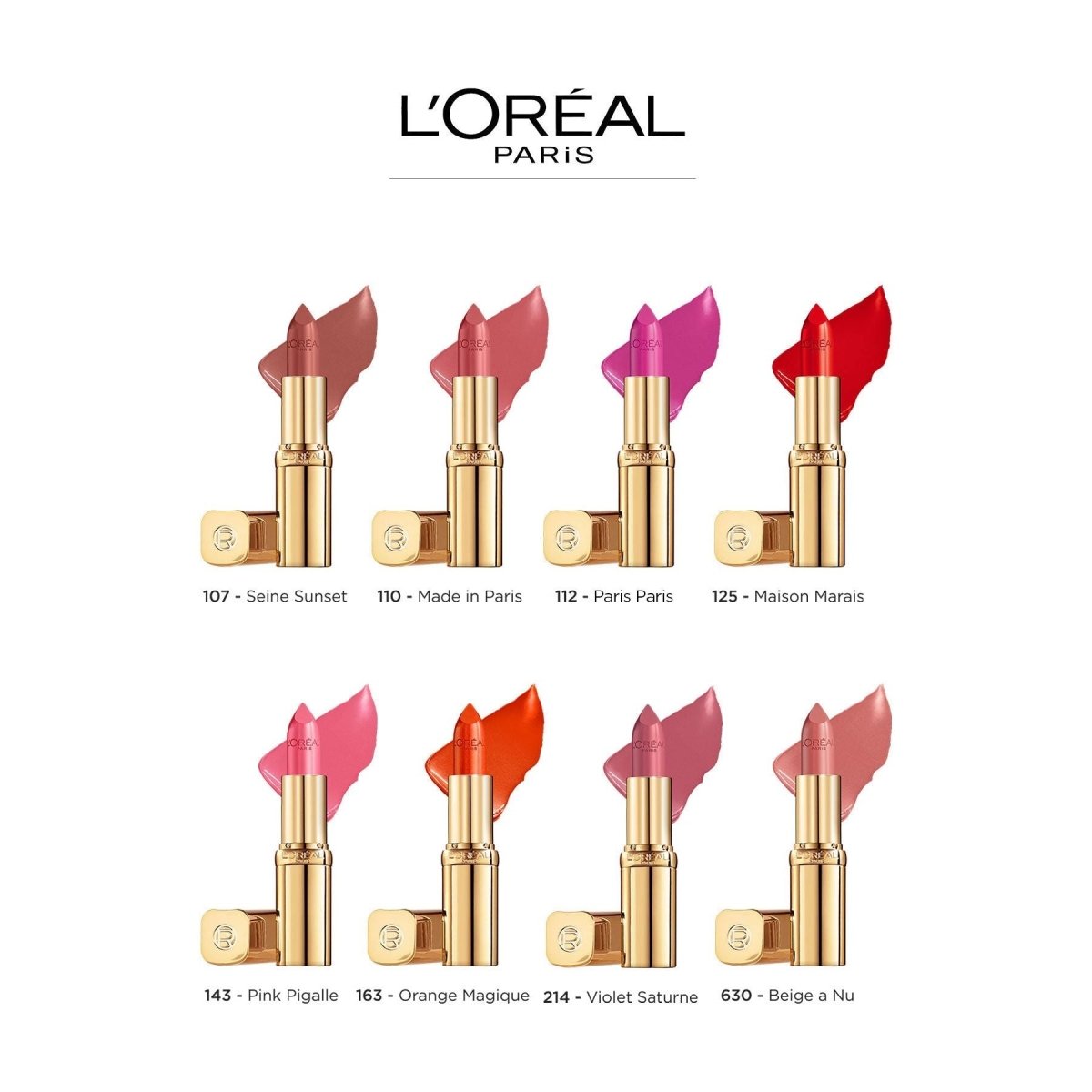 Loreal Paris Color Riche Saten Bitişli Ruj 112 Paris Paris - Pembe