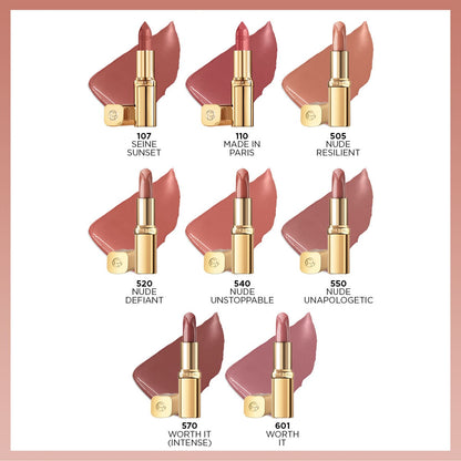 Loreal Paris Color Riche Saten Bitişli Ruj - 550 Nude Unapologetic