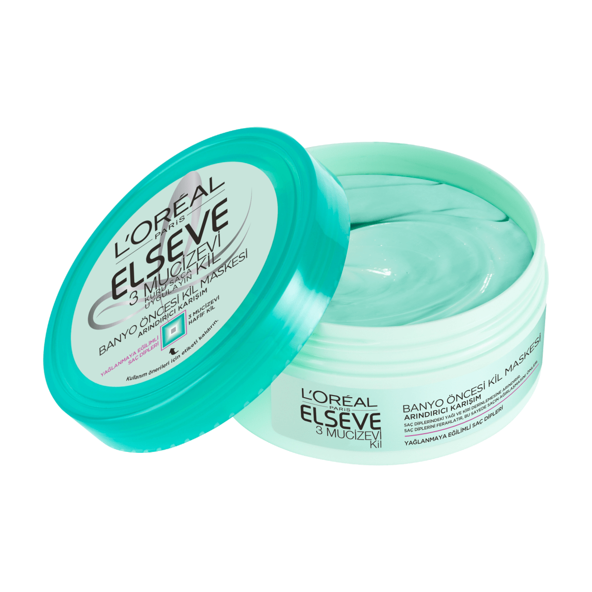 Loreal Paris Elseve 3 Mucizevi Kil Banyo Öncesi Kil Maskesi 150 ml