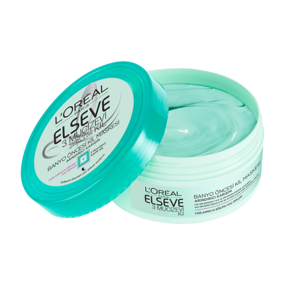 Loreal Paris Elseve 3 Mucizevi Kil Banyo Öncesi Kil Maskesi 150 ml