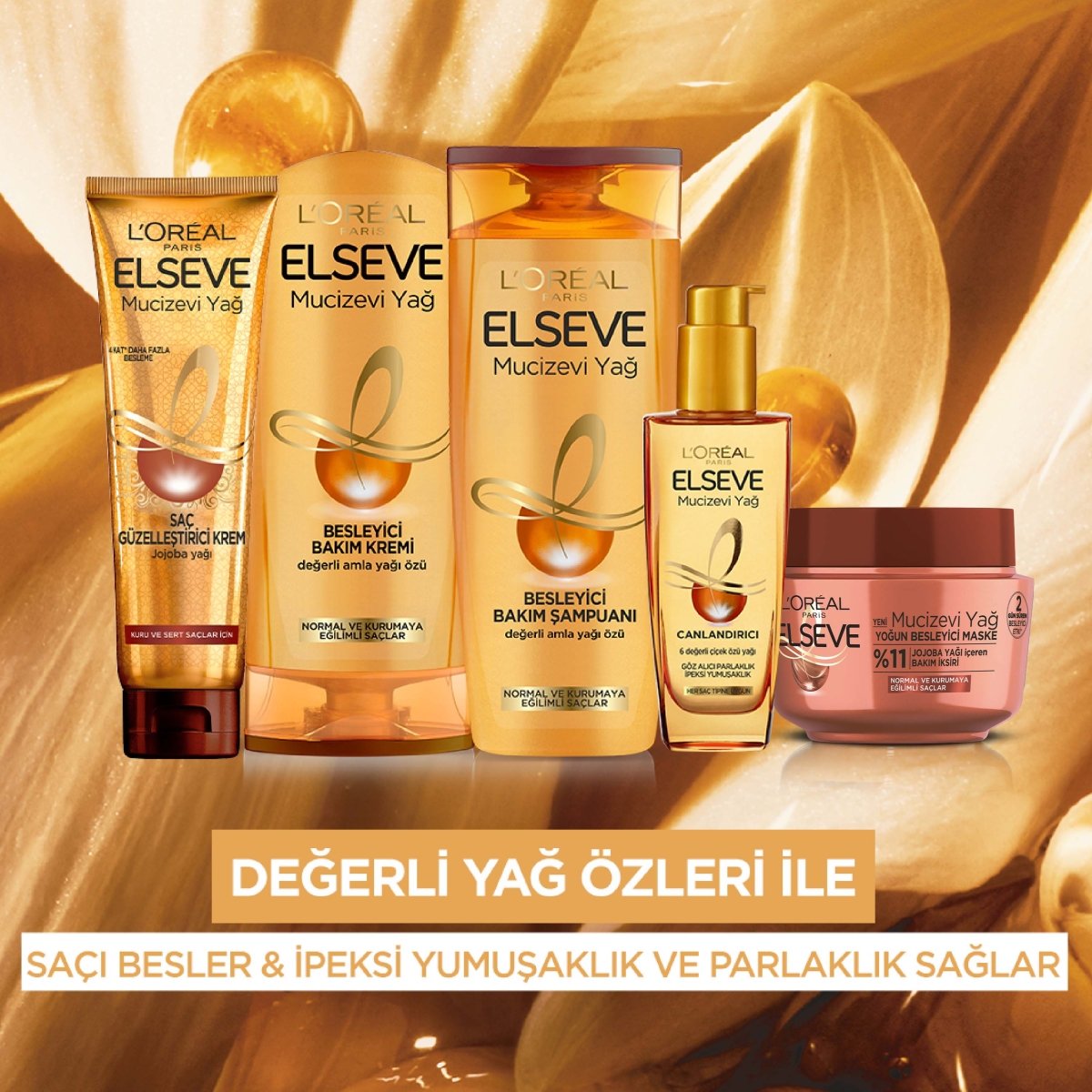 Loreal Paris Elseve 6 Mucizevi Yağ Besleyici Maske 300 ml
