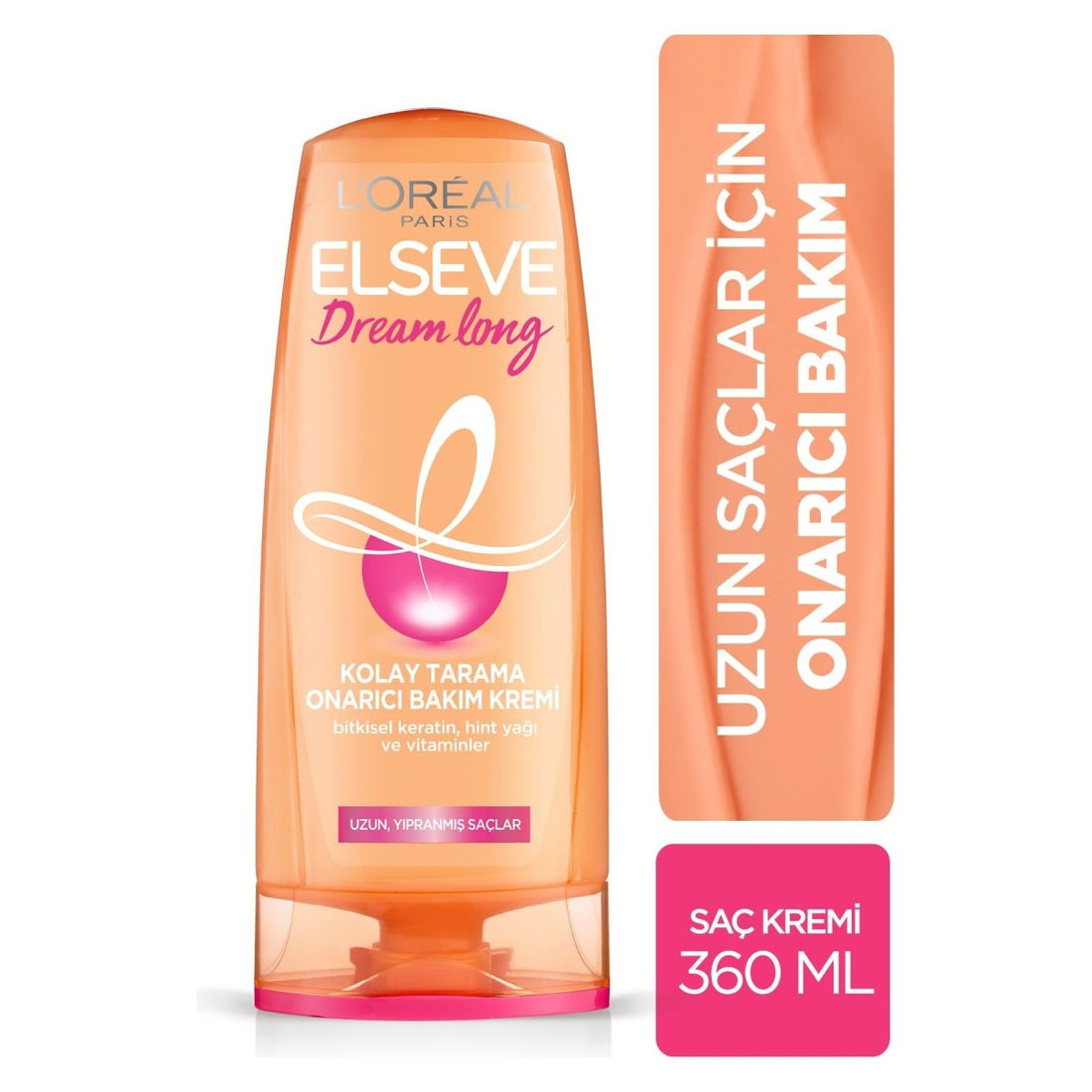 Loreal Paris Elseve Dream Long Kolay Tarama Saç Bakım Kremi 360ml