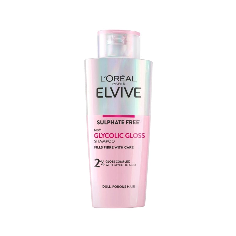 Loreal Paris Elseve (Elvive) Glycolic Gloss 3 Economic Pack Shampoo,Conditioner and Lamination Hair Care Set
