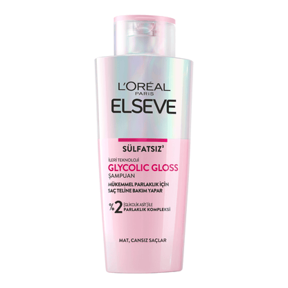 Loreal Paris Elseve Glycolic Gloss Mükemmel Parlaklık için Bakım Yapan Şampuan 200ml