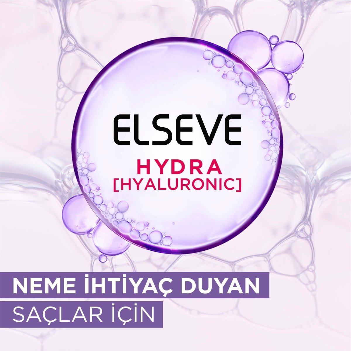 Loreal Paris Elseve Hydra [Hyaluronic] 72 Saat Nem ile Dolgunlaştıran Maske 300ml