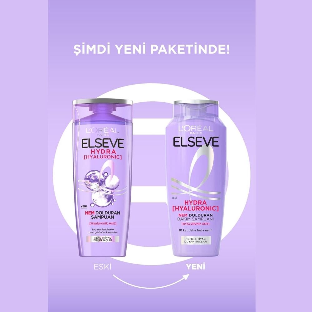 Loreal Paris Elseve Hydra [Hyaluronic] Nem Dolduran Şampuan 300 ml