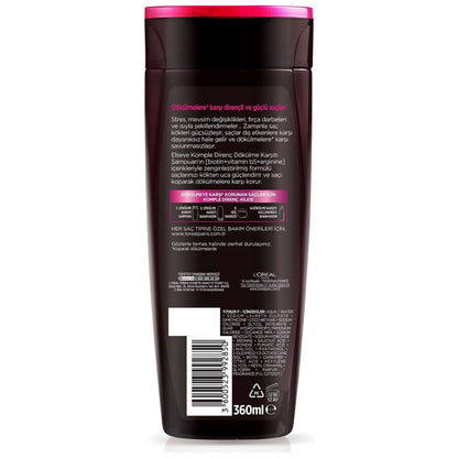 Loreal Paris Elseve Komple Direnç Dökülme Karşıtı Şampuan 360 ml