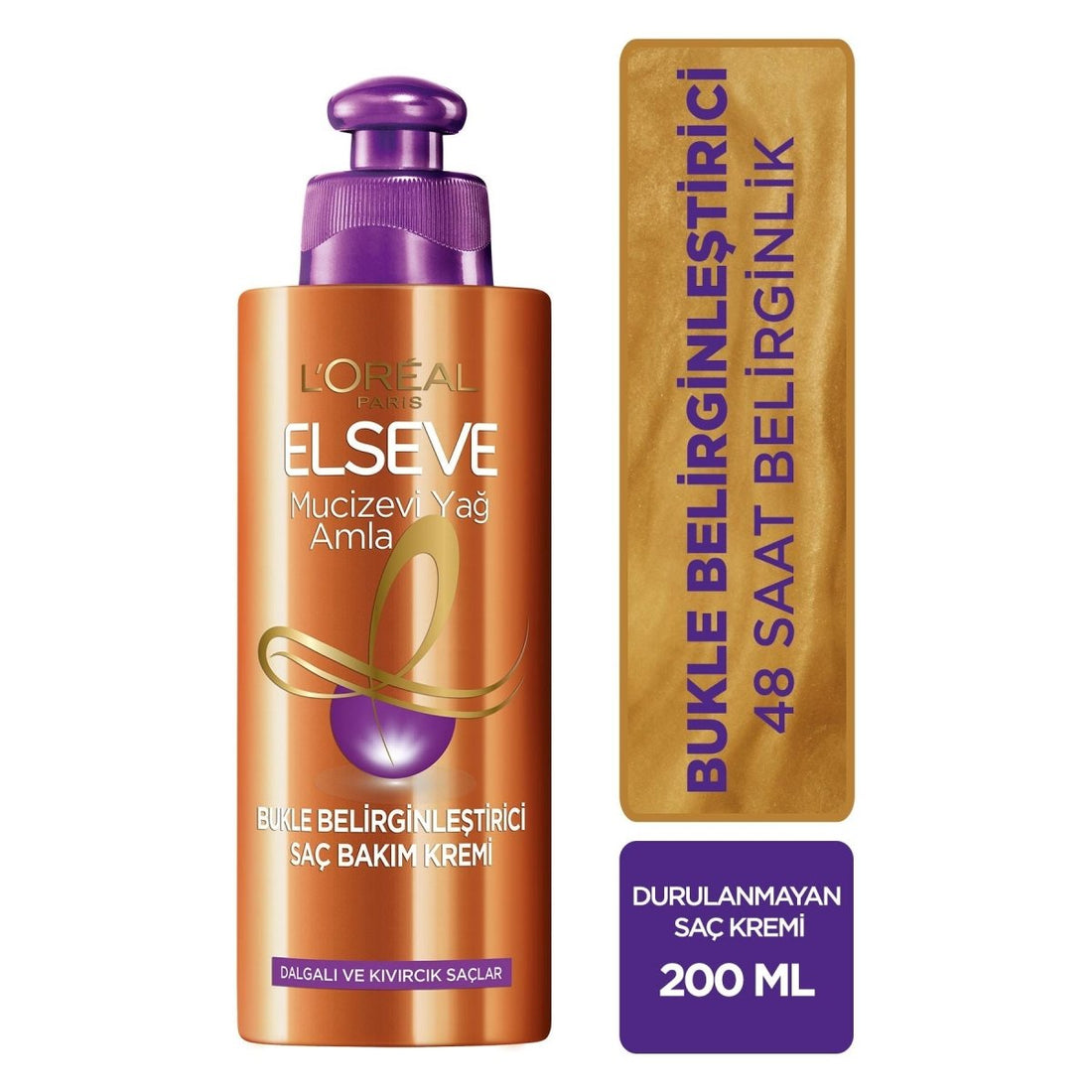 Loreal Paris Elseve Mucizevi Amla Yağı Bukle Belirginleştirici Saç Bakım Kremi