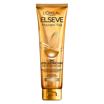 Loreal Paris Elseve Mucizevi Yağ Saç Güzelleştirici Krem 150 ml - Her Saç Tipi