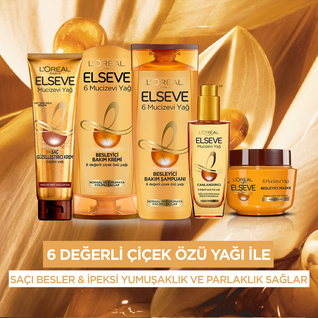 Loreal Paris Elseve Mucizevi Yağ Saç Güzelleştirici Krem 150 ml - Her Saç Tipi