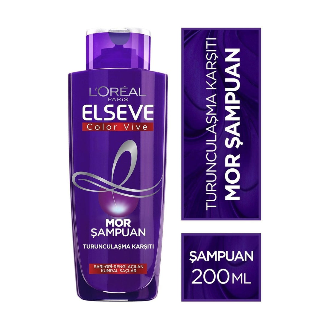 Loreal Paris Elseve Turunculaşma Karşıtı Mor Şampuan 200ml