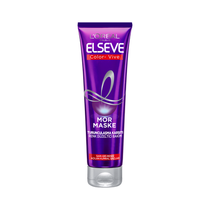Loreal Paris Elseve Turunculaşma Karşıtı Renk Düzeltici Mor Maske 150ml