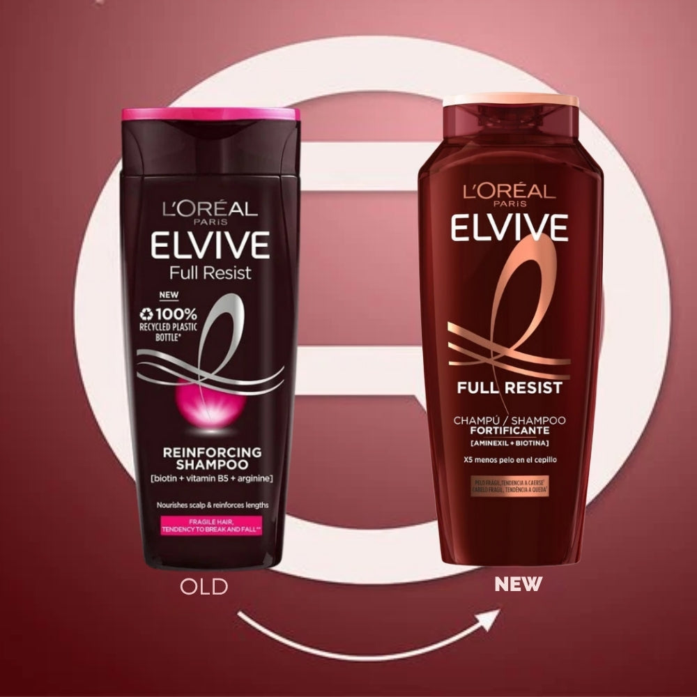 Loreal Paris Elvive Full Resist Fortifying Shampoo 300ml 2 Pack