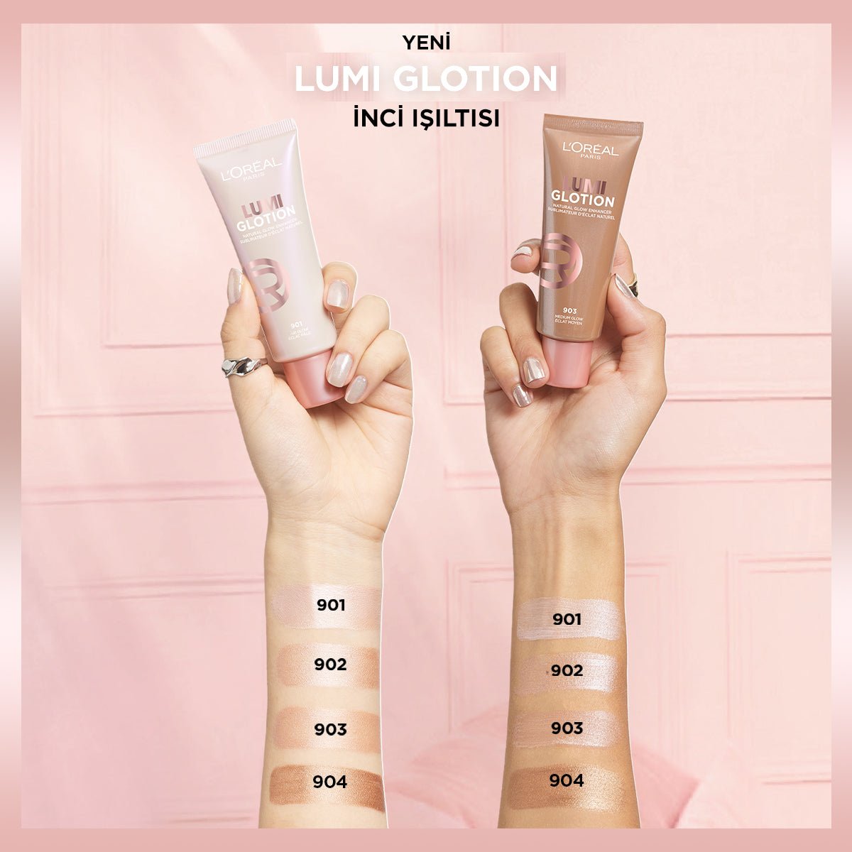 Loreal Paris Glotion All-In-One Doğal Işıltı 901 - Fair Glow 40 ml