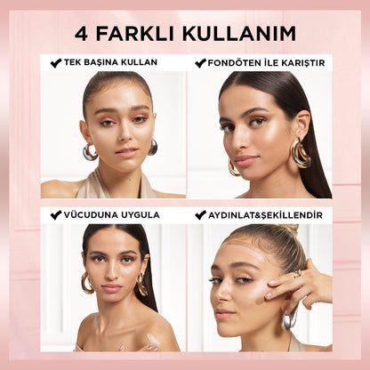 Loreal Paris Glotion All-In-One Doğal Işıltı 903 - Medium Glow