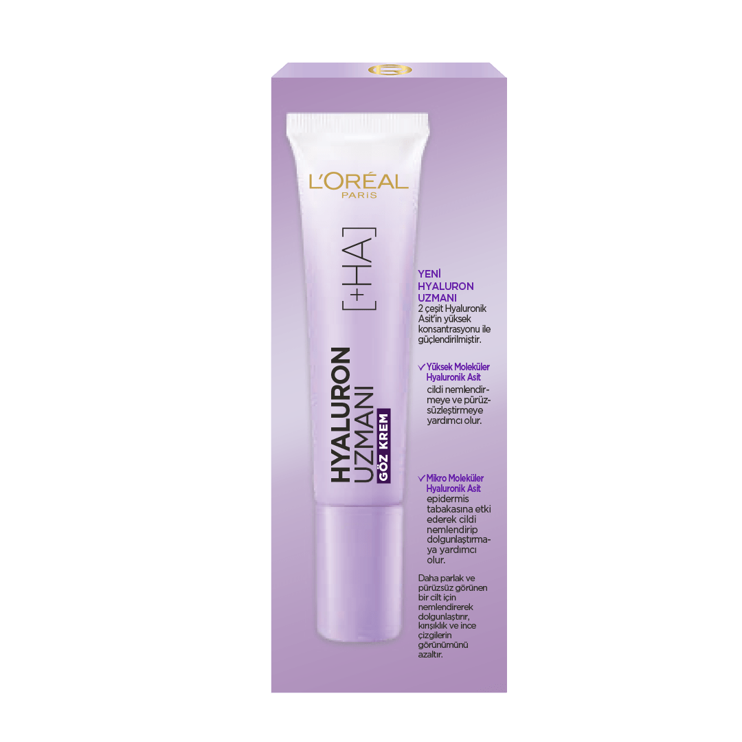 Loreal Paris Hyaluron Uzmanı Cilt Dolgunlaştıran Nemlendirici Krem Göz