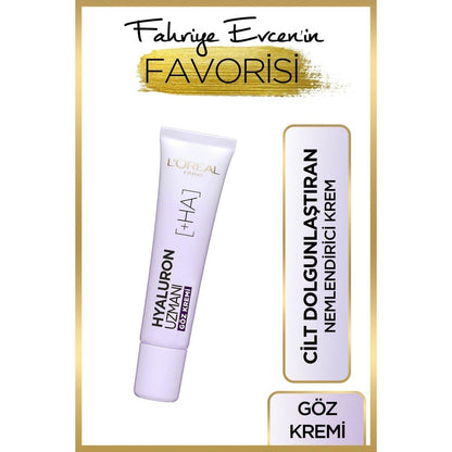 Loreal Paris Hyaluron Uzmanı Cilt Dolgunlaştıran Nemlendirici Krem Göz