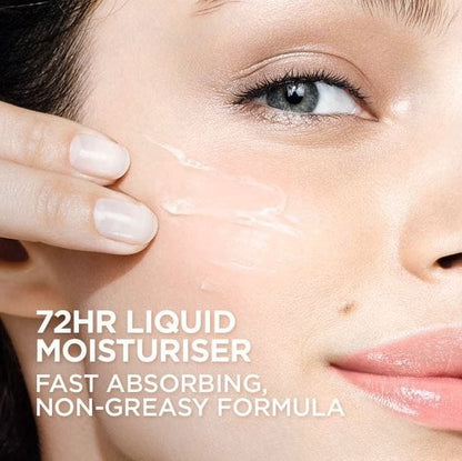 Loreal Paris Hydra Genius Hyaluronic Acid + Aloe Vera Liquid Moisturiser for Normal to Combination Skin, 70ml 2 Pack