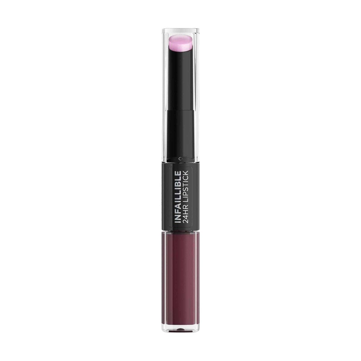 Loreal Paris Infaillible 2-Step 24 Saat Kalıcı Likit Ruj &amp; Balm - 215 Wine Oclock