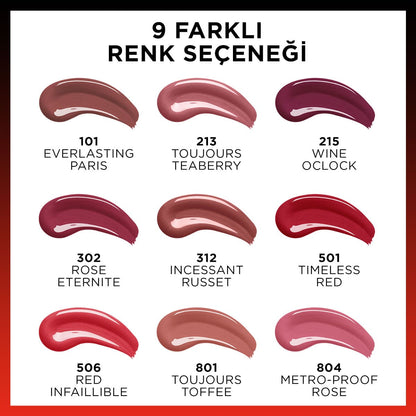 Loreal Paris Infaillible 2-Step 24 Saat Kalıcı Likit Ruj &amp; Balm - 215 Wine Oclock