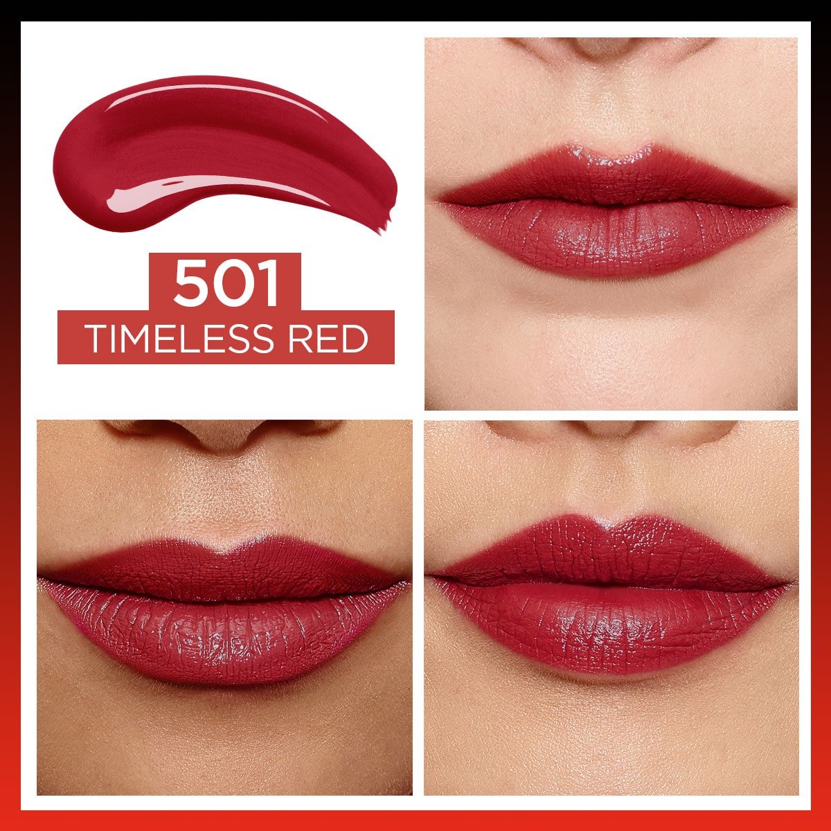 Loreal Paris Infaillible 2-Step 24 Saat Kalıcı Likit Ruj &amp; Balm - 501 Timeless Red