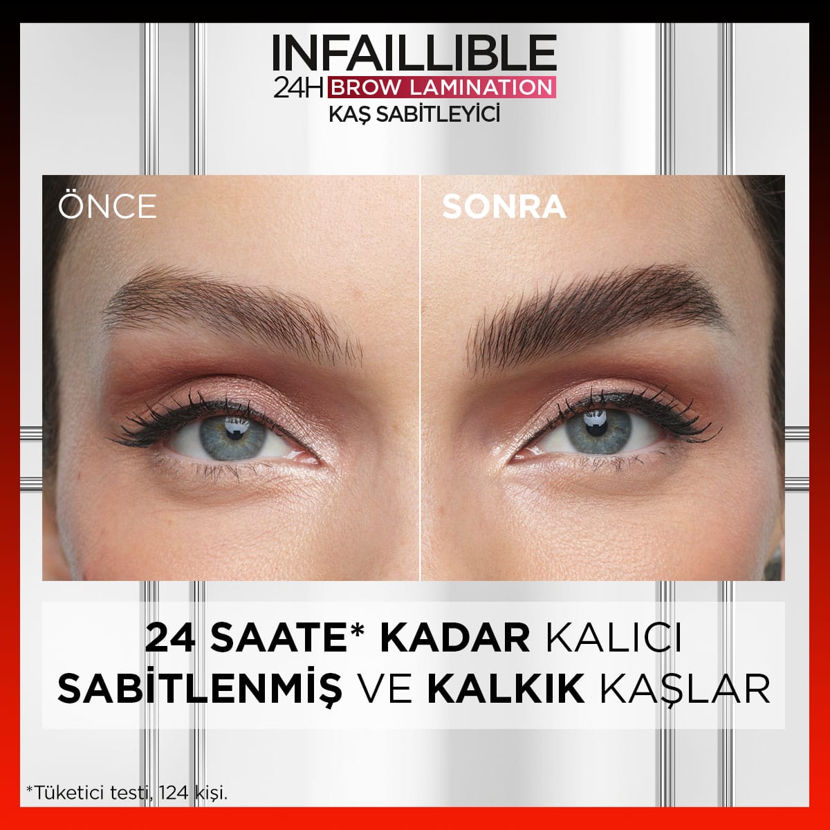 Loreal Paris Infaillible 24H Brow Lamination Şeffaf Kaş Sabitleyici