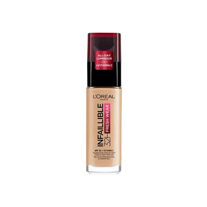 Loreal Paris Infaillible 32H Fresh Wear Vitamin C Foundation - 120 Golden Vanilla