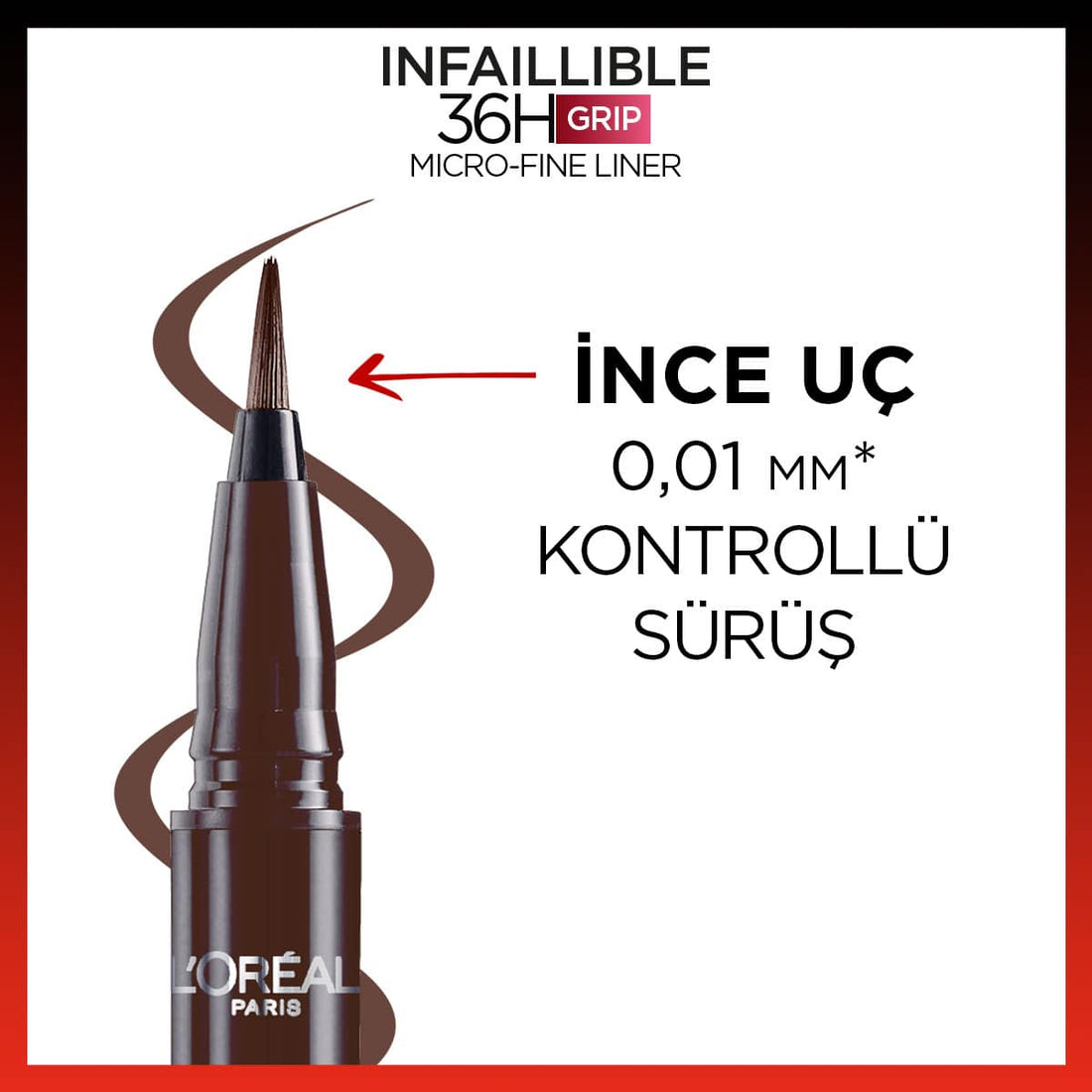 Loreal Paris Infaillible 36H Grip Micro Fine Eyeliner 02 Smokey Earth