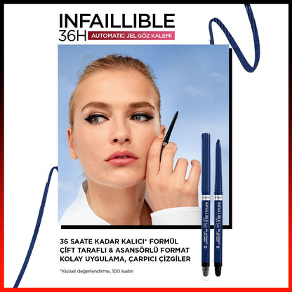 Loreal Paris Infaillible Automatic Jel Göz Kalemi - Mavi