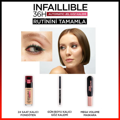 Loreal Paris Infaillible Automatic Jel Göz Kalemi - Yoğun Siyah