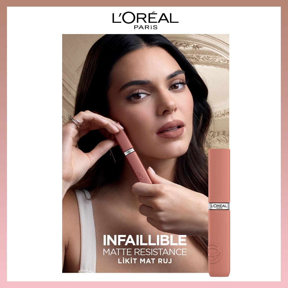 Loreal Paris Infaillible Matte Resistance Likit Mat Ruj - 635 Worth It (Medium)
