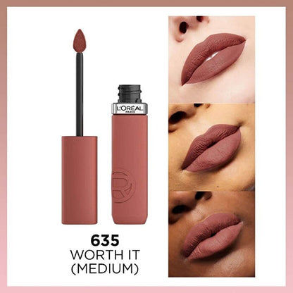 Loreal Paris Infaillible Matte Resistance Liquid Lipstick -635 Worth It (Medium)