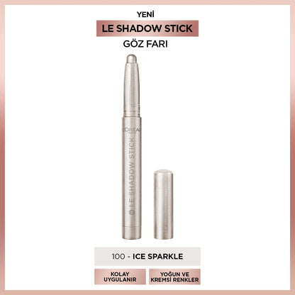 Loreal Paris Le Shadow Stick Göz Farı - 100 Ice Sparkle